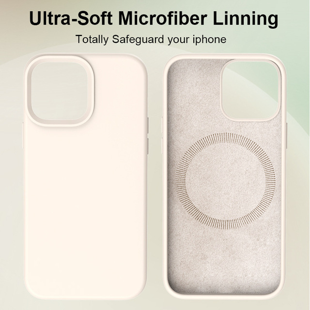 Liquid Silicone Luxury Shockproof Magnetic Ring Case Solid Color Compatible with for 16/17 Air/15 Pro Max/14 Plus