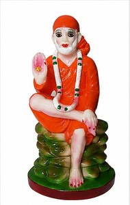 Figura Religiosa Artesanal Colorida Esculpida en FRP para Decoración de Hogar y Bodas, Diseño Tradicional para Mesa de Salón - Product Image 2