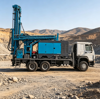 Machine de forage de puits montée sur camion, haute efficacité, prix usine, 300 m, pour puits d'eau, avec garantie gratuite