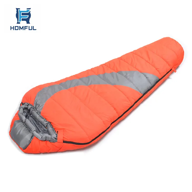 HOMFUL Camping Tragbare Mumie Schlafsack Outdoor Camping für kaltes wetter