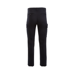 Pantalon de travail cargo pour homme, classe <span class=keywords><strong>B</strong></span>, 96% polyester, 4% élasthanne, extensible 360° °   Ceinture élastique, poches à rabat en diamant, pli permanent - Product Image 4