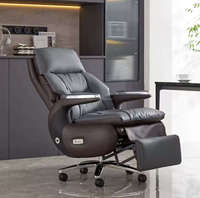 Chaise de Direction Ergonomique de Luxe Moderne 2025 – Nouveau Design, Inclinable Manuel/Électrique – Idéale pour la Maison, l'Hôtel, l'Atelier, l'École
