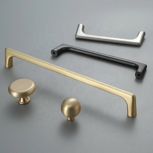 Handle and <strong>Knobs</strong> CX149 Bathroom <strong>Cabinet</strong> Shiny <strong>Gold</strong> Brass Drawer Pull Handle for Furniture Interior - Product Image 2