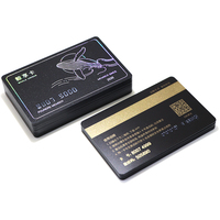 Cartes de visite magnétiques personnalisées d'impression offset de numéro en relief de feuille de timbre à chaud de laser pour la fidélité d'affaires