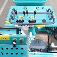 VANSE VSD1200 Multifunktion aler Bergbau & Landwirtschaft Mini Dumper Hydraulic Crawler Gummi ketten Schlamm Buggy Beton Dump Tracks