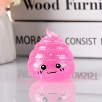 Jouet anti-stress créatif en maltose à presser en forme de caca mignon pour adultes, souple et ludique, vente en gros d'usine