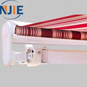 Parasol manuel d'extérieur imperméable, protection UV, résistant au vent, cadre en aluminium haute résistance, pliable, terrasse 5m, restaurants - Product Image 5