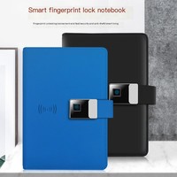 Bloc-notes de bureau et carnet intelligent 3-en-1 avec couverture rigide en cuir, reliure à feuilles mobiles, fonctions de dessin et de traduction linguistique