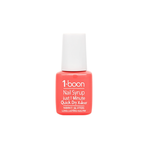 1 Boon <b>Nail</b> Syrup Just 1 Minute <b>Quick</b> <b>Dry</b> Coral Color Gel Effect Long Lasting <b>Nail</b> <b>Polish</b> - Product Image 2