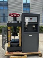 Máquina de Prueba de Presión de Concreto de 200 Toneladas con Control por Microcomputadora, Detector de Resistencia a la Compresión de Bloques de Cemento y Concreto