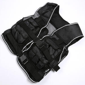 Gilet lesté noir fin pour la course à pied, l'entraînement en extérieur, équipement vestimentaire réglable avec sac lesté – Vendu par le fabricant - Product Image 5