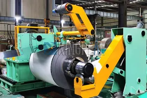 KINGREAL-Máquina cortadora de bobinas de acero, línea de producción de placa de metal cortada a la longitud, máquina cortadora de láminas de metal de alta velocidad