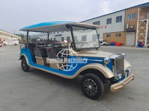 Voiture électrique de tourisme 2025, mini-bus de tourisme, voiture classique, antique, rétro, vintage, voiturette de golf, 4 à 17 places, batterie au plomb-acide, 60 km/h max. - Product Image 3