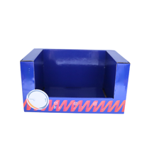 Direct Supply PDQ Recycleerbare Kartonnen Displaydoos met Sponsvoering en Matte Laminering voor Super Promotionele Snackstapel
