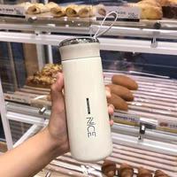 Bouteille d'eau en verre GCWAVE, vente en gros d'usine, bouteille à thé, bouteille d'eau potable en verre 400ml, tasse isotherme en verre 13oz, thermos en verre
