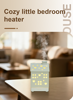 Diffuseur d'arômes en céramique pour la maison, humidificateur d'huiles essentielles, veilleuse cœur creux, capacité 101200 mL, fonction de minuterie pour chambre à coucher