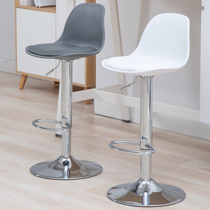 Modern Simple PU <b>Leather</b> <b>Bar</b> <b>Stool</b> Lift Chair Swivel High <b>Stools</b> for Home and Living Room Commercial Use - Product Image 3