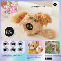 Robot intelligent interactif contrôlé par gestes IA, jouet électronique pour animaux de compagnie, émoticônes, vibrations multifonctions, jouets intelligents IA