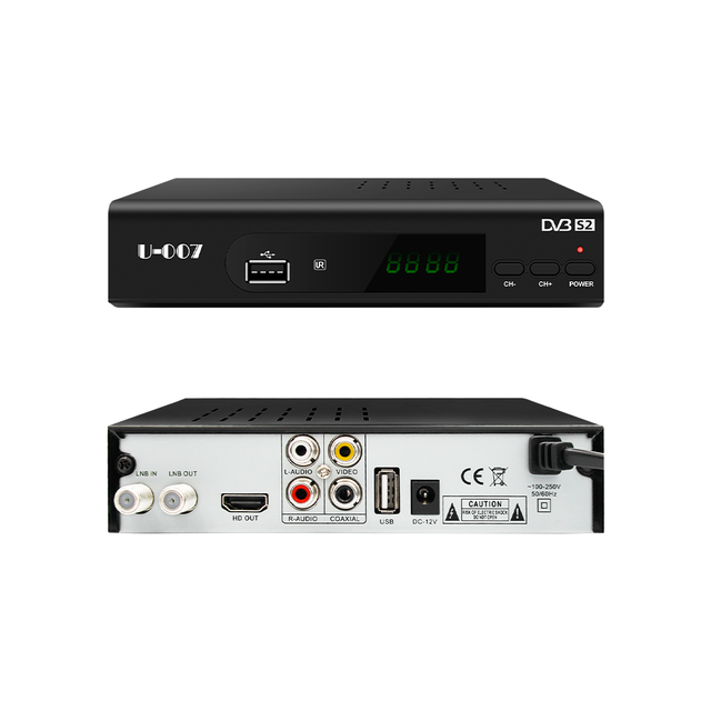 DVB S2 Decodificador 1080P ODM OEM Decoder Free to Air Channels Full HD Set Top Box