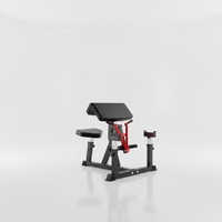 Banc de musculation pliable et réglable en métal Lingxi pour l'entraînement des biceps et des muscles des bras