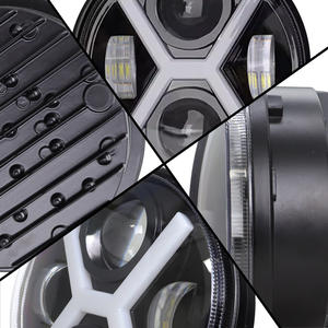 Phare LED de projection, feux de croisement/route, clignotant blanc, feux de jour DRL, 12V, ajustement universel, garantie 2 ans - Product Image 6