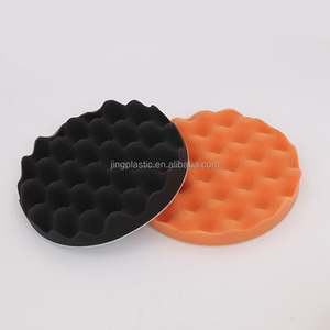 Éponges de polissage en mousse ondulée noire Jinghe de 8 pouces, haute efficacité, haute qualité, pour polissage automobile, modèle OEM - Product Image 3