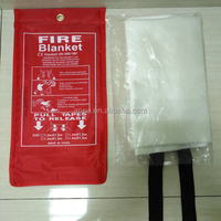 Vente flash, prix bas, couverture anti-feu en fibre de verre certifiée Ansu EN1869:1997, 4 pieds x 4 pieds, pour la protection contre les étincelles de soudage et la lutte contre les incendies