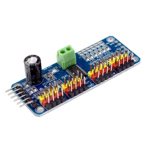 Pca9685pw 16 kênh 12-bit PWM servo lá chắn điều khiển I2C mô-đun giao diện cho Raspberry Pi - Product Image 1