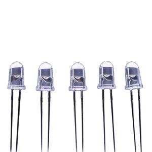 تراجع نوع الأشعة تحت الحمراء الصمام رقاقة 730nm 740nm 810nm 850nm 940nm 970nm 980nm 1020nm 1050nm 1200nm 1300nm 1450nm 1550nm 5 مللي متر الأشعة تحت الحمراء عدسة ليد ثنائية - Product Image 5