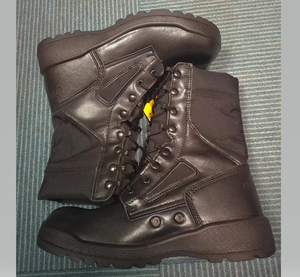 TSB21-1 DMS <b>Black</b> Leather <b>Combat</b> Boots - Product Image 6