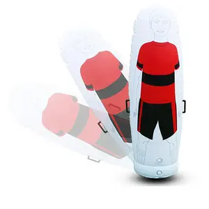 Grosir fleksibel 170cm pvc latihan sepak bola dummy sepak bola tiup manekin boneka