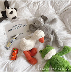 Cute Long-legged Frog Plush Toy <strong>Panda</strong> Baby Sleeping Elephant Doll Doll Collection - Product Image 4