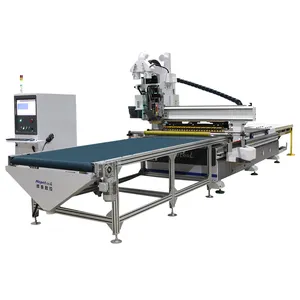 Wood Panel Production Line CNC Router with Automatic Loading and Unloading