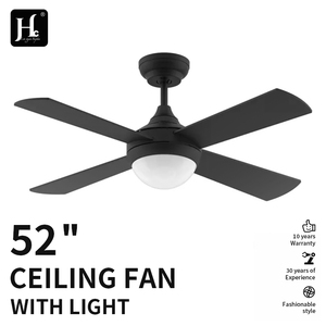 Ventilador de Techo LED Moderno con 4 Aspas de ABS, Motor DC, Control Remoto, Ventilador de Exterior Económico con Control Remoto - Product Image 3