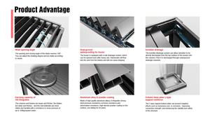 Pavillon bioclimatique extérieur en <span class=keywords><strong>aluminium</strong></span>, écran rétractable léger et imperméable, style à lamelles, similaire à une <span class=keywords><strong>pergola</strong></span> - Product Image 6