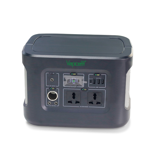 Vapcell ES600 21.6V 28800mah 622wh Outdoor Camping Emergency Home Solar Power Bank Generators Portable Power Station