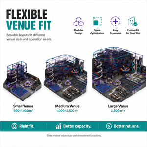 Équipement de parc sportif intérieur : Trampolines néon, Tour <span class=keywords><strong>d</strong></span>'escalade, Piscine à balles, Arène FEC, Terrain de saut, Accompagnement de saut à amortissement CE ASTM EN1176 - Product Image 3