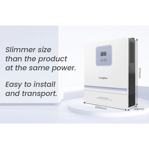 Onduleur Solaire Hybride Techfine <span class=keywords><strong>Source</strong></span> Factory 10000W 11000W 10kVA 48V 150A Monophasé avec Double Chargeur MPPT 11KW 10KW - Product Image 5