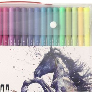 Juego de plumas de caligrafía, plumas metálicas para acuarela, marcadores - Product Image 6