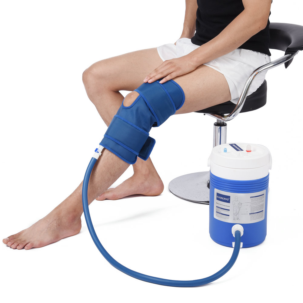 Evercryo muscle joint recovery device knee rehabilitation physiotherapy machine physical cold compression therapy system