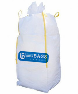 HESHENG 1 tonnellata FIBC singolo un ciclo Jumbo grande borsa 100% materiale PP per carbone 1 metro cubico grande sacchetto di plastica Beras 5 K beccuccio superiore - Product Image 3