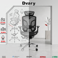 Chaise de bureau ergonomique en maille pour des heures de travail prolongées, confort toute la journée, soutien lombaire réglable pour les professionnels GTChair