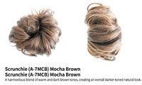 Chignon synthétique coréen pour femme, extension de chignon élastique, postiche pour chignon ou coiffure relevée (A-7)