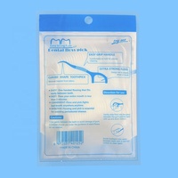 Lot Vrac de Porte-Fils Dentaires et Cure-Dents en Plastique Végane Écologiques et Réutilisables