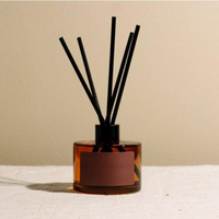 Coffret Cadeau Diffuseur à Bâtonnets 100ml 120ml 150ml – Diffuseurs de Luxe en Verre Ambré avec Bâtonnets