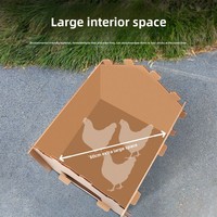 Poulailler en plastique imperméable personnalisé pour l'extérieur, abri résistant à l'humidité pour poulets, canards, oies, chats, chiens, détachable