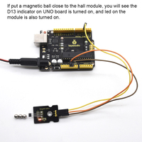 Modul Sensor Magnetik Keyestudio Hall untuk Kit Pembelajaran Arduino