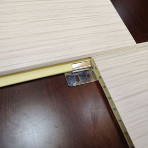 Tường Bảng điều khiển nội thất trang trí hình chữ nhật dập nóng đá cẩm thạch nhựa PVC CN; gua nhà máy hiện đại bán nhanh chóng cài đặt chống cháy PVC 9 mét - Product Image 3