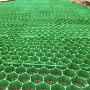 Grille de pavage perméable pour gazon, utilisée pour l'installation <span class=keywords><strong>dans</strong></span> les jardins, les parkings, les allées, durabilité longue durée - Product Image 4