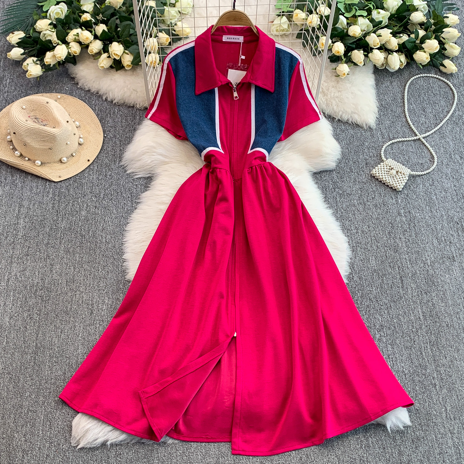 sachin and babi light blue dress Red Prom Dresses,2 Piece Prom Gown,two Piece Prom Dresses,satin Prom  Dresses, Style Prom Gown,2017 Prom Dress,backless Prom Gowns main image 0